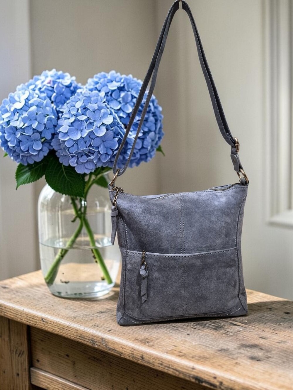 The Sak Lucia Suede Crossbody Bag